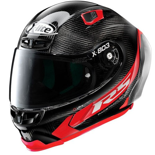 X-Lite X-803RS Ultra Carbon REPLICA Hot Lap 13 Helmet - Carbon Red