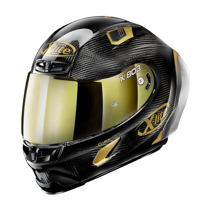 X-Lite X-803RS Ultra Carbon Gold Edition 33 Motorcycle Helmet