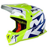 SMK Allterra X-Power (GL154) Helmet - White Blue Yellow