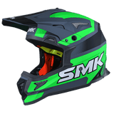 SMK Allterra X-Throttle (MA682) Helmet - Matt Grey Green Black