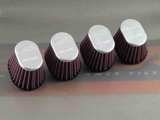 DNA  4 X TAPERED OVAL CNC TOP ID 44 MM Lng 87 MM OD 100X75 MM Air Filter