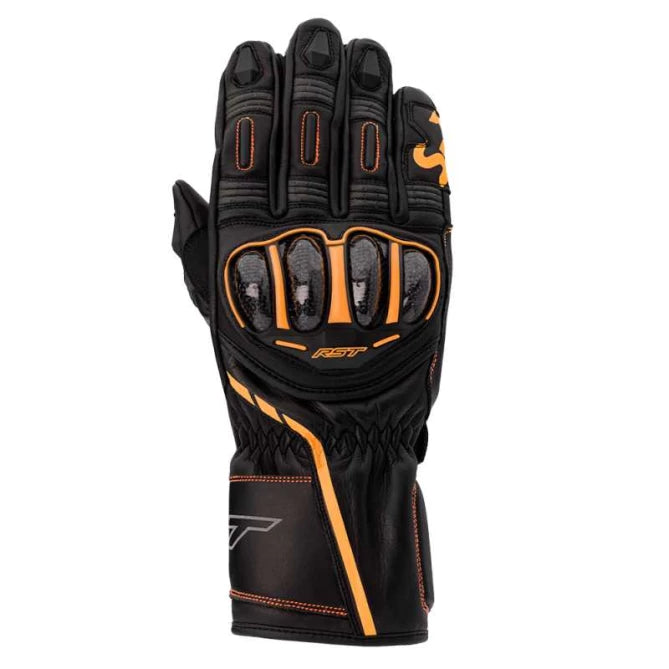 RST S-1 CE Sport Gloves - Black/Grey Neon-Orange