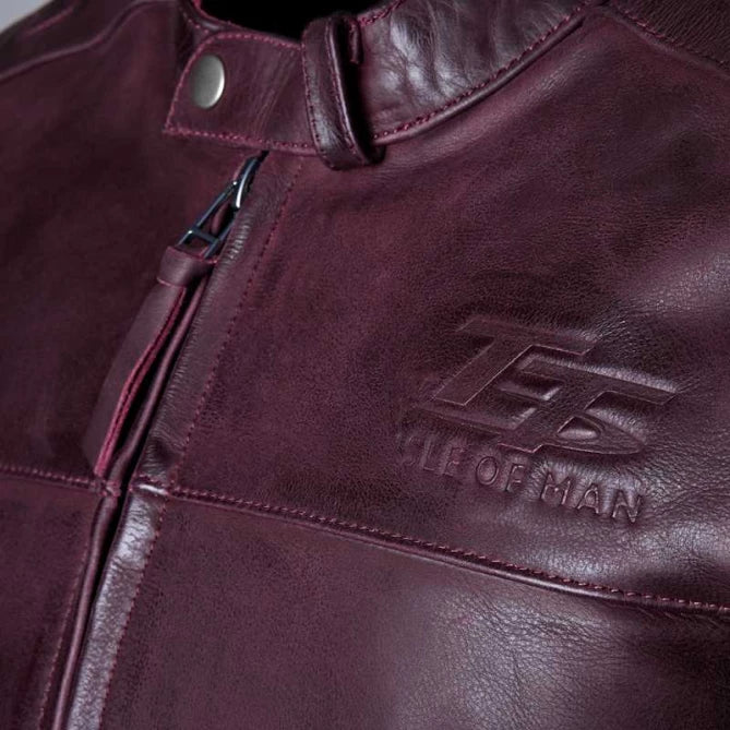 RST Iom TT Brandish 2 CE Jacket - Oxblood