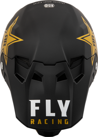 Fly Racing Formula CC Rockstar Helmet - Matt Black Gold