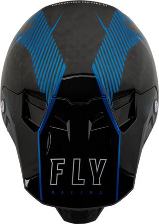 Fly Racing Youth Formula Carbon Tracer Helmet - Blue Black