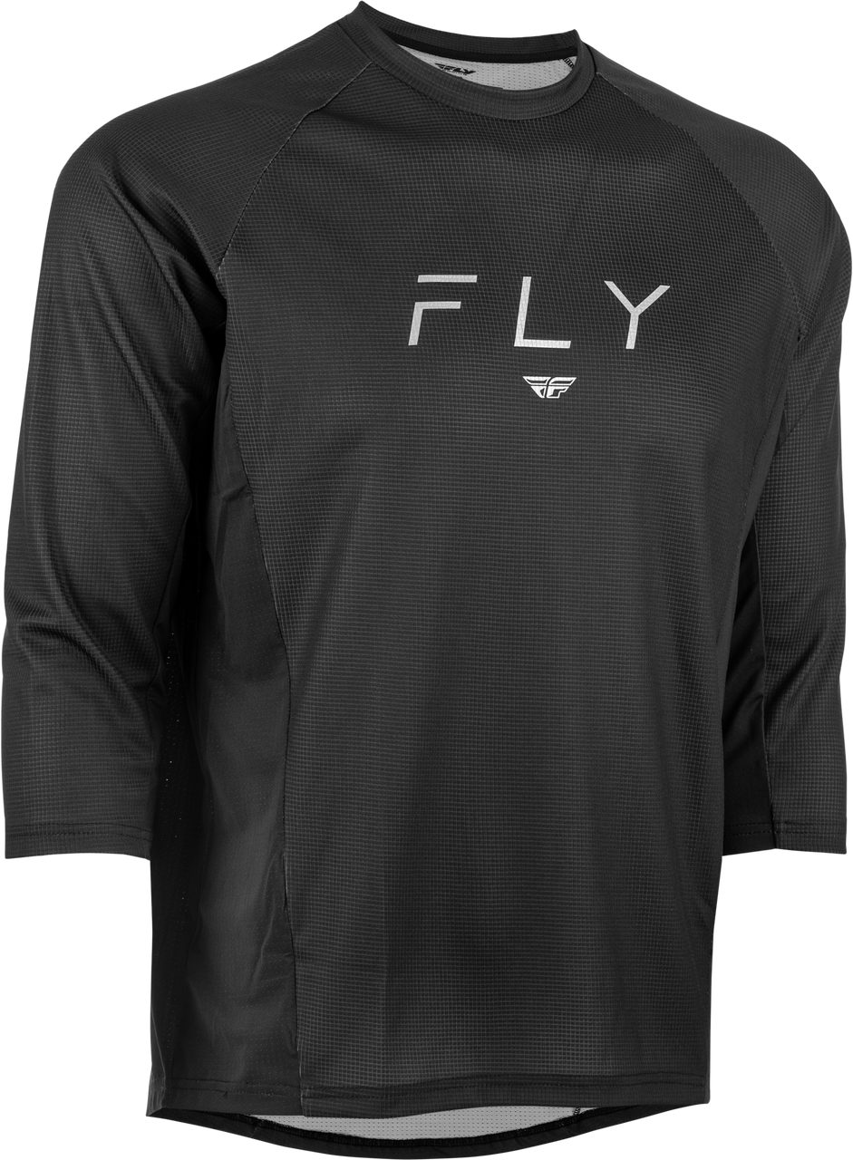 Fly Racing 2024 RIPA 3/4 Sleeve Jersey - Black Grey