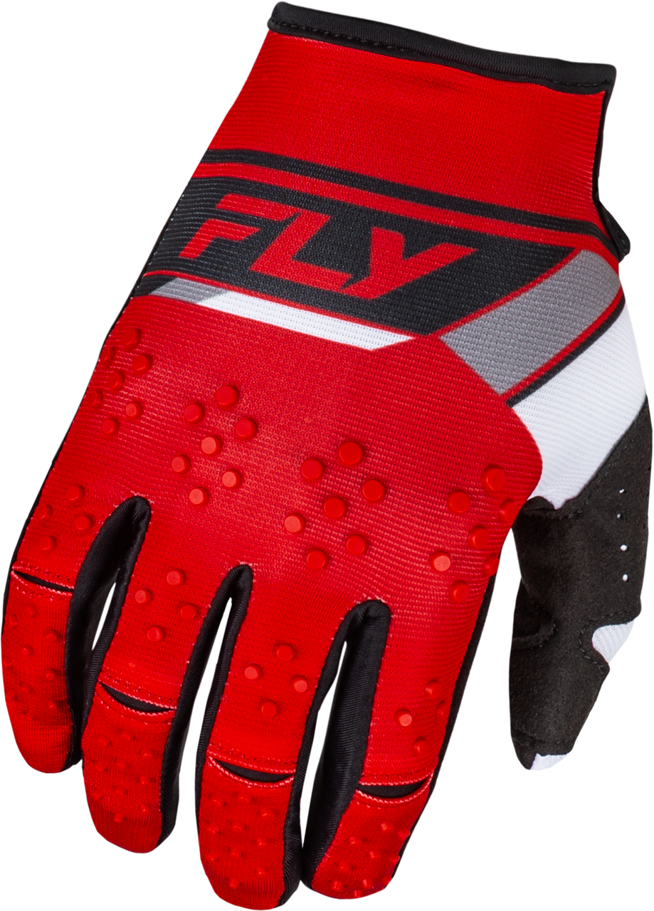 Fly Racing Kinetic Prix 2024 Gloves - Charcoal Hi Vis