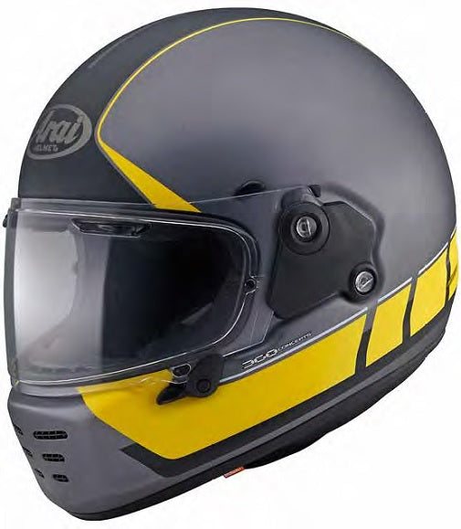Arai Concept-X Speed Block Motorcycle Helmet - Yellow Matt