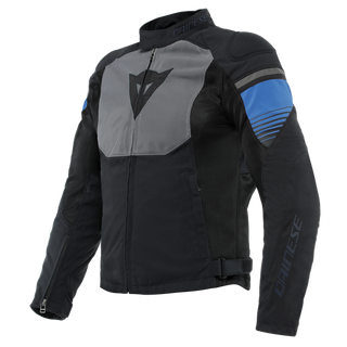 Dainese Air Fast Tex Jacket - Black/Gray/Racing Blue