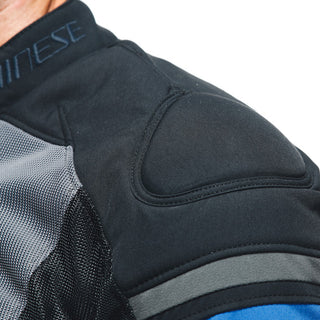 Dainese Air Fast Tex Jacket - Black/Gray/Racing Blue