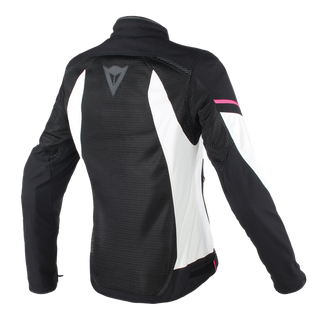 Dainese Air Frame D1 Lady Tex Jacket - Black/Vaporous-Gray/Fuxia