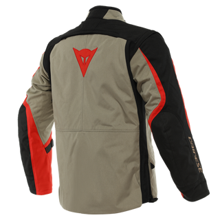 Dainese Alligator Tex Jacket - Walnut/Black/Lava-Red