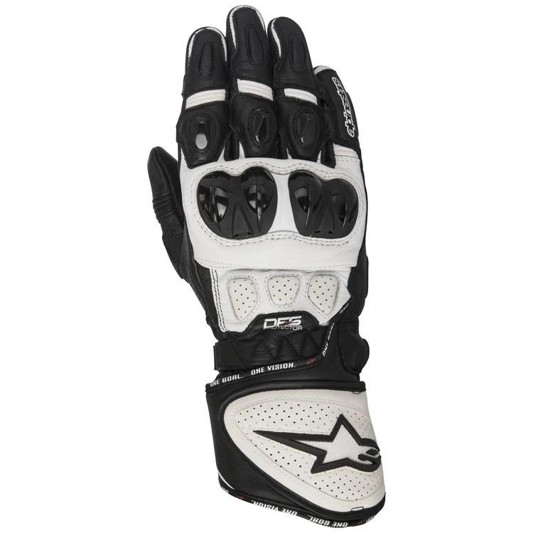 Alpinestars Gloves GP Plus R Leather Black White MotoHeaven