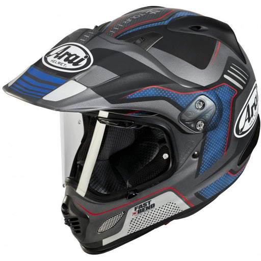 Arai XD-4 Vision Helmet- Grey/Blue/Black - MotoHeaven
