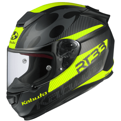 Kabuto RT33 SP1 Helmet - Black/Yellow
