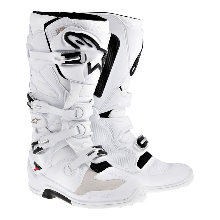 Alpinestars Tech 7 Boots White - MotoHeaven