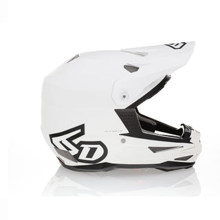 6D ATB-1 BMX/DH Helmet - Solid Matt White