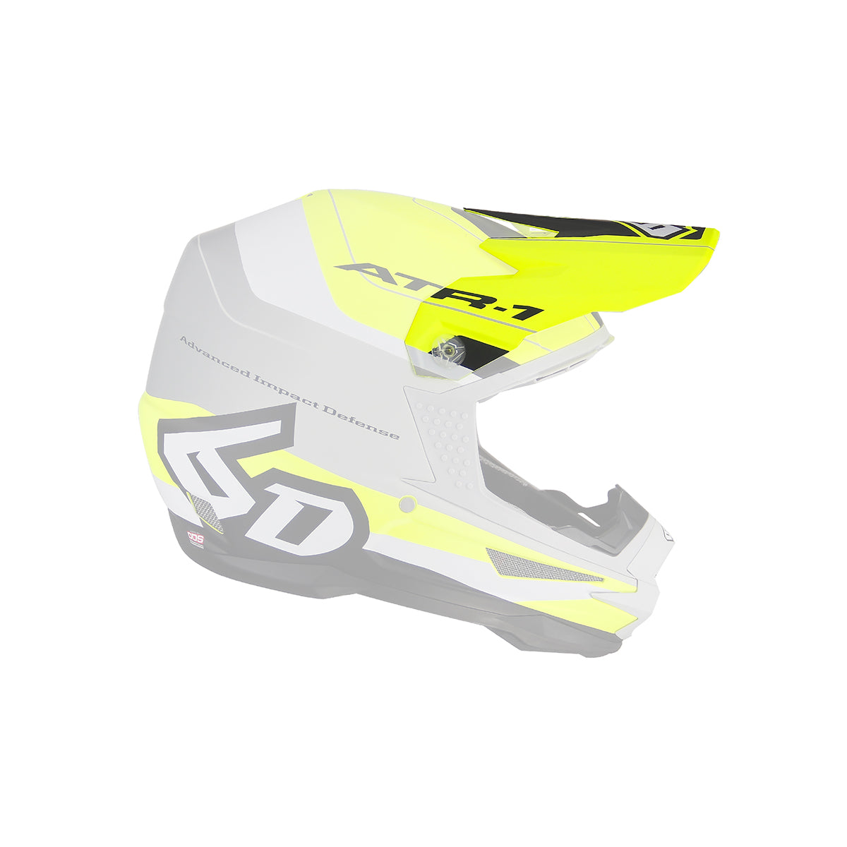 6D ATR-1 Pace Replacement Peak - Yellow Grey