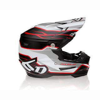 6D ATR-2 Phase Helmet - White Red