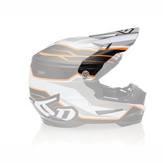6D ATR-2 Phase Replacement Peak - White Orange