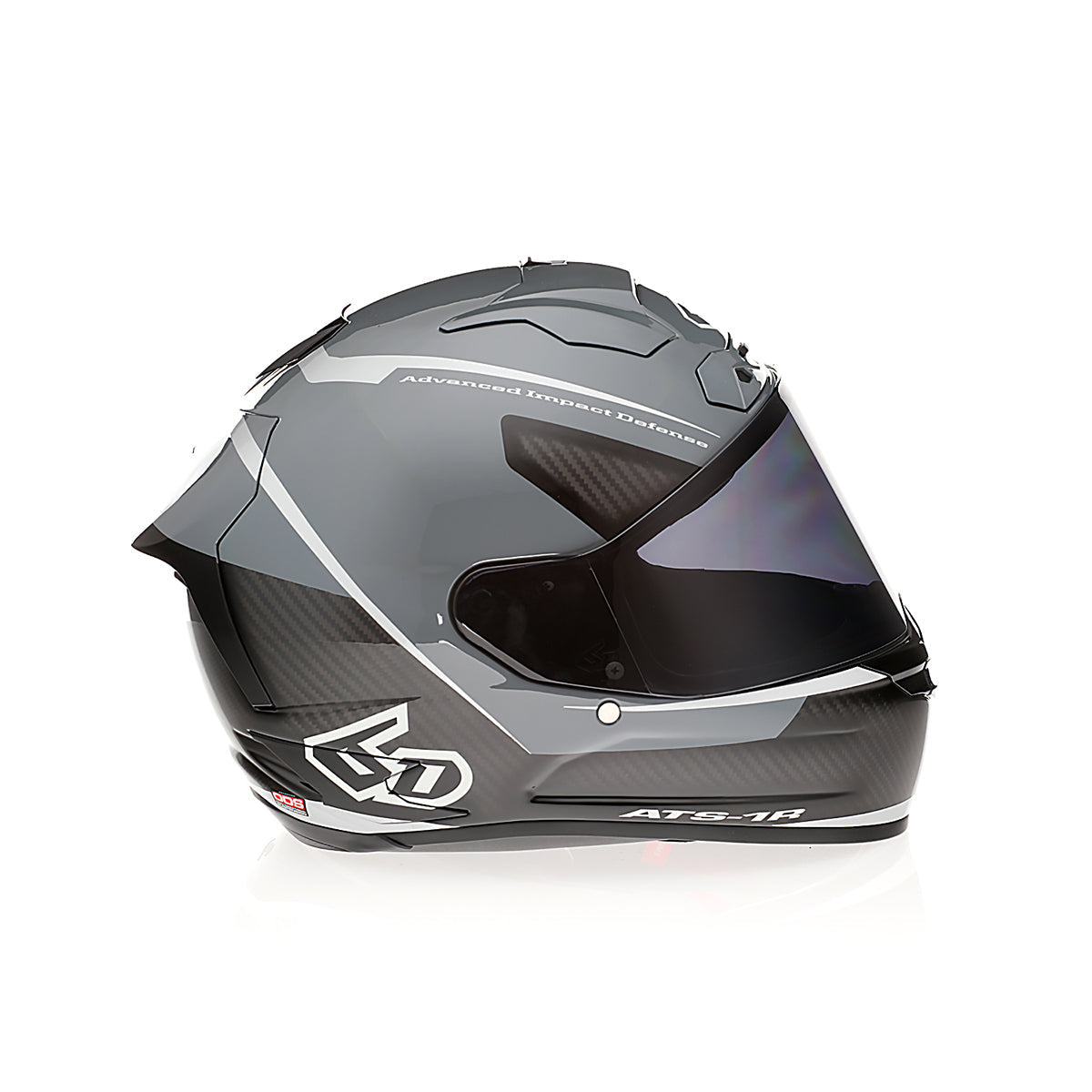6D ATS-1R Alpha Helmet - Silver