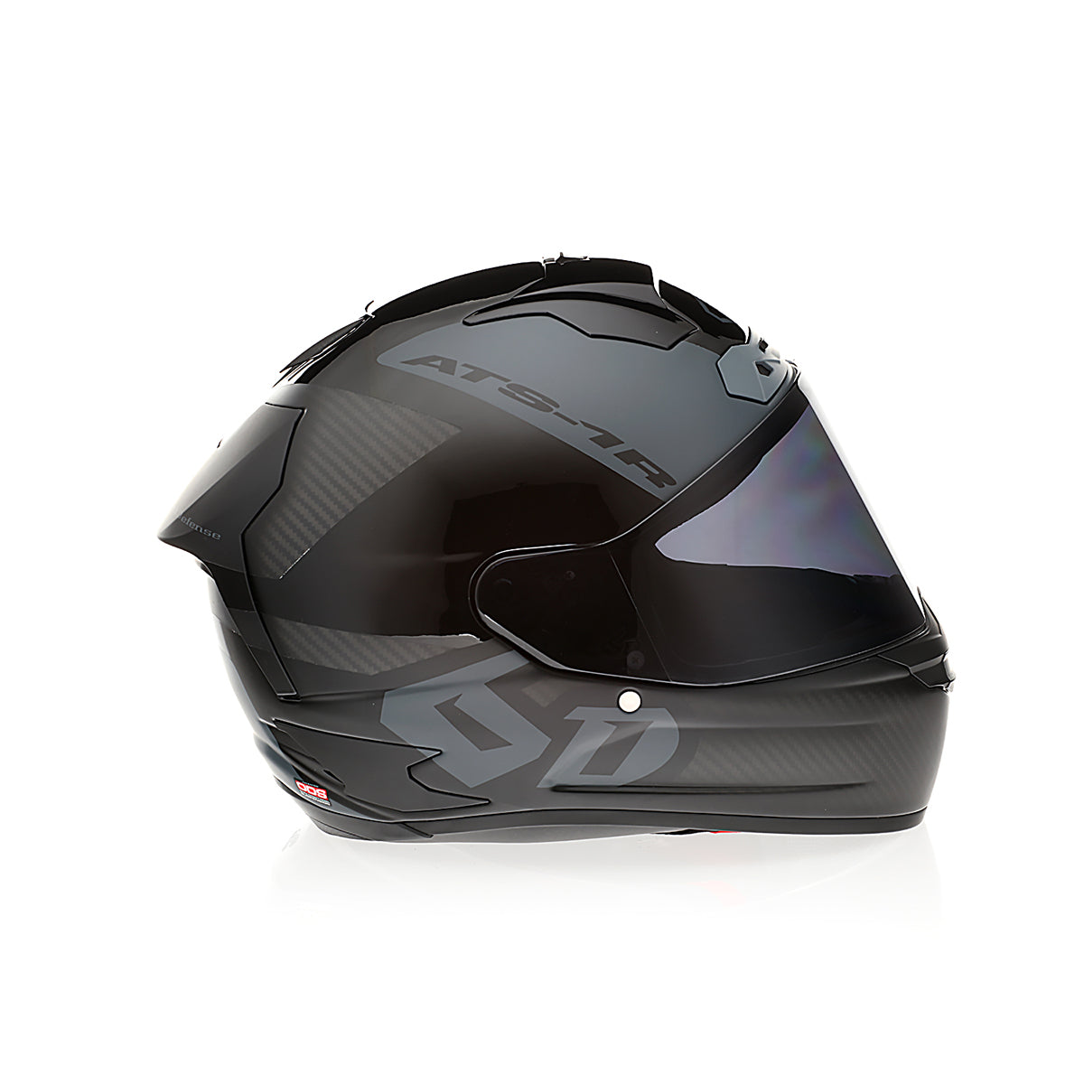 6D ATS-1R Wyman Helmet - Black/Grey
