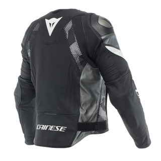 Dainese Avro 5 Leather Jacket - Black/White/Anthracite