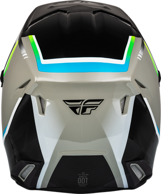 Fly Racing Youth Kinetic Vision Helmet - Grey/Black