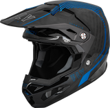 Fly Racing Youth Formula Carbon Tracer Helmet - Blue Black