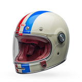 Bell Bullitt Helmet - Command Heritage Vintage White/Oxblood Blue