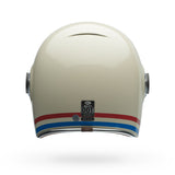 Bell Bullitt Helmet - Stripes Heritage Pearl White/Oxblood/Blue