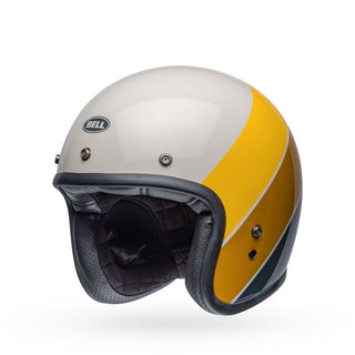 Bell Custom 500 Helmet - Riff Gloss Sand/Yellow