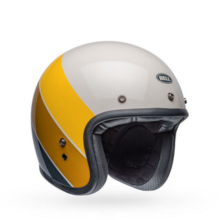 Bell Custom 500 Helmet - Riff Gloss Sand/Yellow