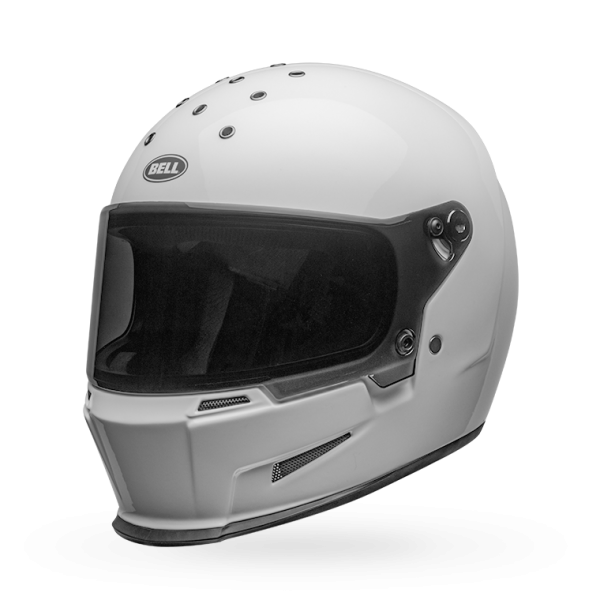 Bell Eliminator Motorcycle Helmet - Gloss White - MotoHeaven