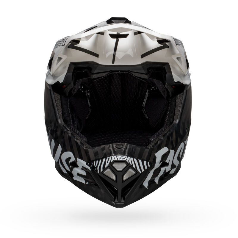 Bell Full-10 Spherical Mips Helmet - Matt Gloss White/Black Fasthouse