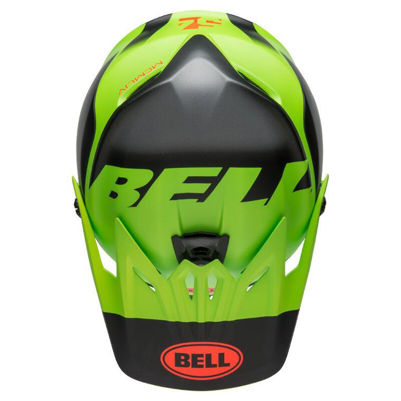 Bell Full-9 Fus Visor - Matt Bright Green/Black
