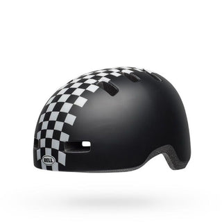 Bell Lil Ripper Helmet - Checkers Matt Black/White