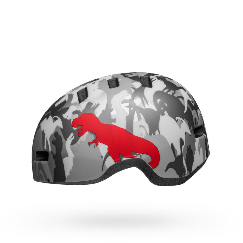 Bell Lil Ripper Helmet - Camosaurus Matte Gray/Silver