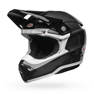 Bell Moto-10 Spherical Helmet - Gloss Black/White