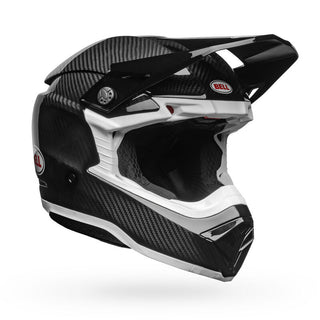 Bell Moto-10 Spherical Helmet - Gloss Black/White