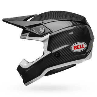 Bell Moto-10 Spherical Helmet - Gloss Black/White