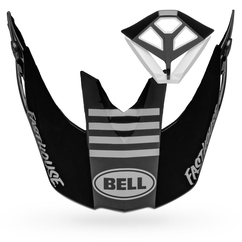 Bell Moto-10 Peak Mount Piece Kit - Fasthouse DID 22 Le Black