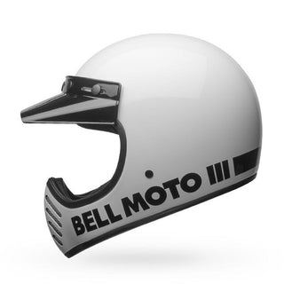 Bell Moto-3 Helmet - Classic White