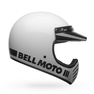 Bell Moto-3 Helmet - Classic White