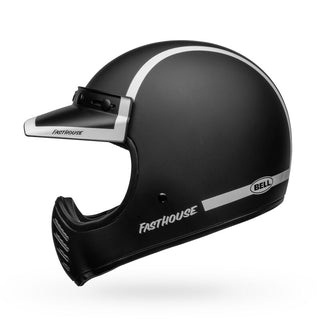 Bell Moto-3 Helmet - Fasthouse Old Road Matte/Gloss Black/White