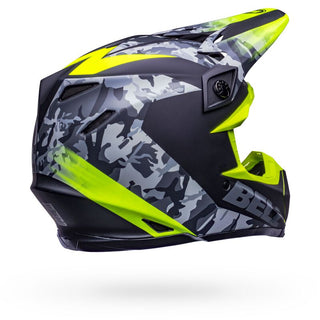 Bell Moto-9 MIPS Helmet - Black Camo/Hi-Viz/Yellow