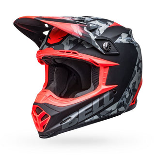 Bell Moto-9 MIPS Helmet - Black Camo/Infrared