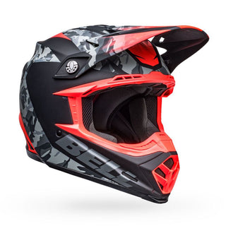 Bell Moto-9 MIPS Helmet - Black Camo/Infrared