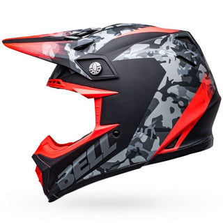 Bell Moto-9 MIPS Helmet - Black Camo/Infrared