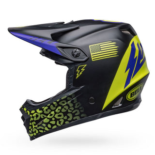 Bell Moto-9 Youth MIPS SE Fasthouse Helmet - Slayco Matt Black/Hi-Viz Yellow